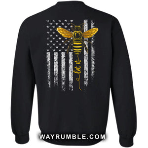 Jesus - Let it bee - Back-printed Apparel
