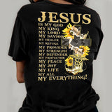 Jesus - I'm a Nurse - Jesus is my everything - Back-printed Apparel