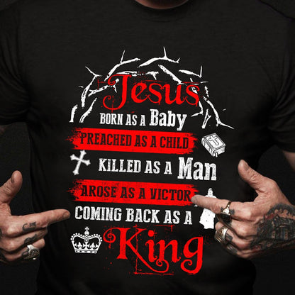 Crown of Thorn, Jesus coming back as a King - Jesus Apparel