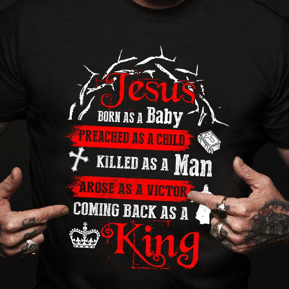 Crown of Thorn, Jesus coming back as a King - Jesus Apparel