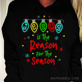 Christmas decoration lights, Jesus is the reason for the season - Christmas, Jesus Apparel