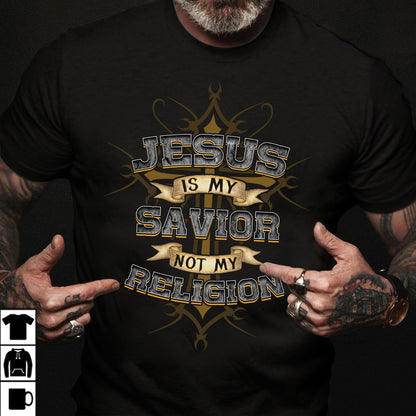 The amazing cross, Jesus is my savior, Not my religion - Jesus Apparel