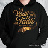 Walking with Jesus, Lion of Judah, Walk by faith, Not by sight - Jesus Apparel