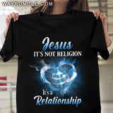 Blue Cross, Jesus is not religion, It's a relationship - Jesus Apparel