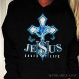 Jesus save my live, The three nails, Blue cross, Crown of thorn - Jesus Apparel