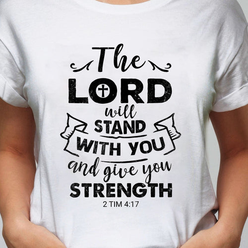 Jesus - The lord will stand with you - Apparel