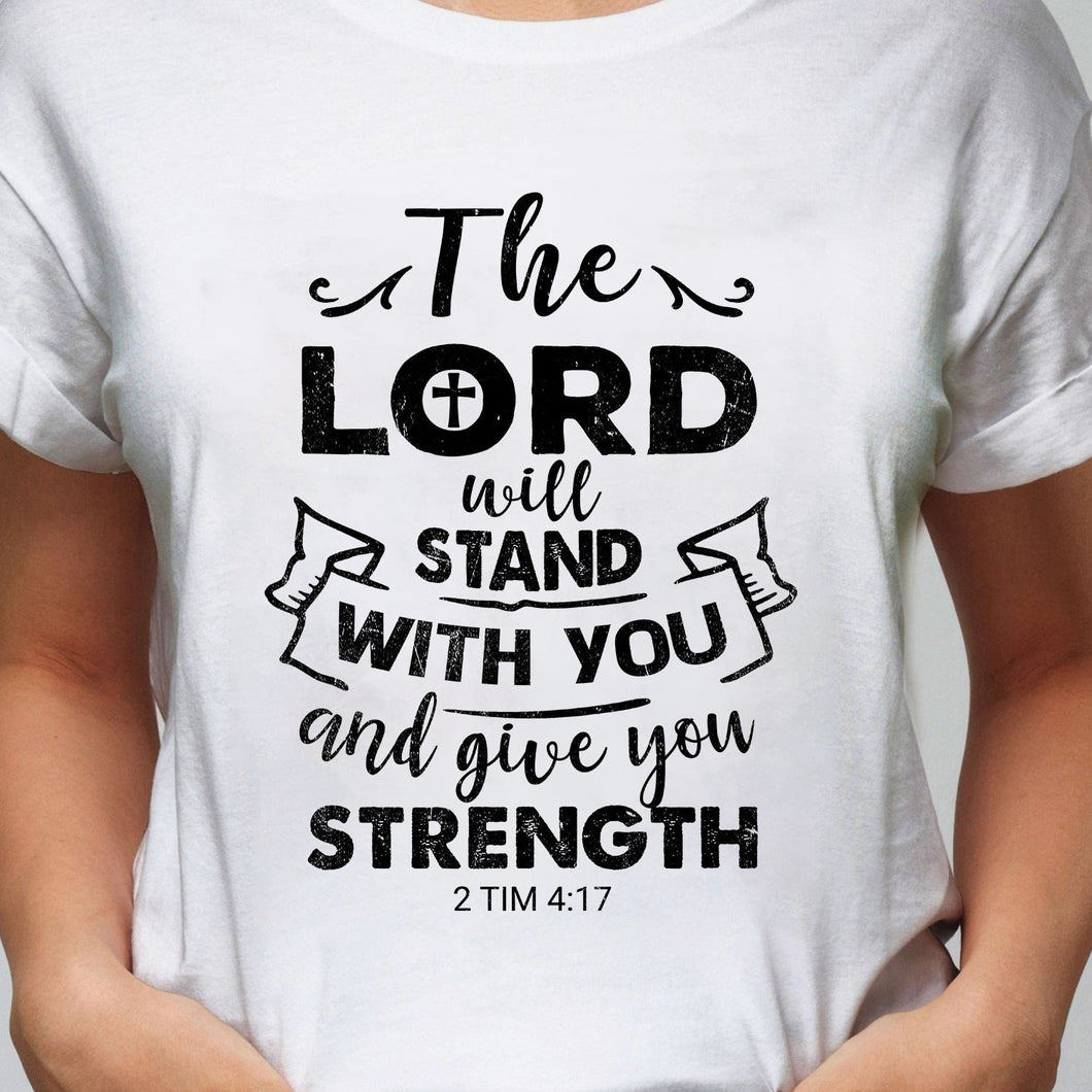 Jesus - The lord will stand with you - Apparel