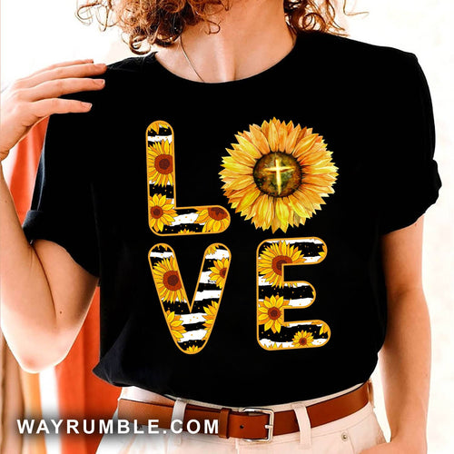 Love and Sunflower - Jesus Apparel