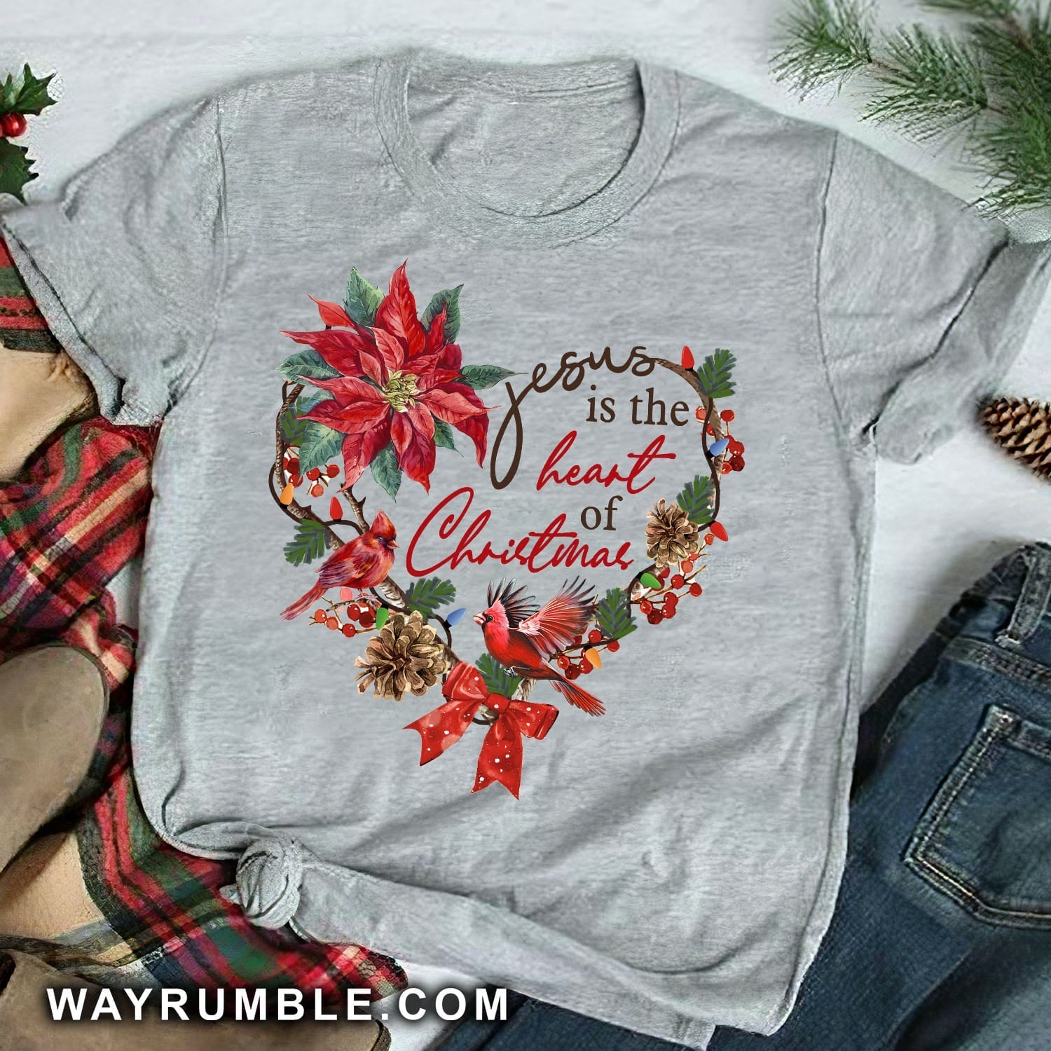 Jesus is the heart of Christmas - Apparel