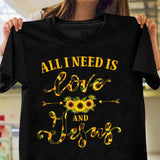 Sunflower - All I need is love and Jesus - Jesus Apparel