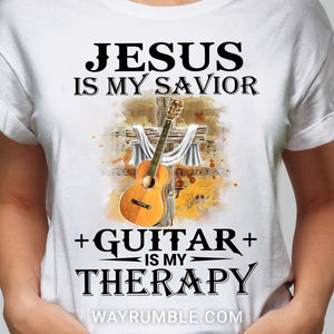 Jesus is my savior, Guitar is my therapy - Apparel
