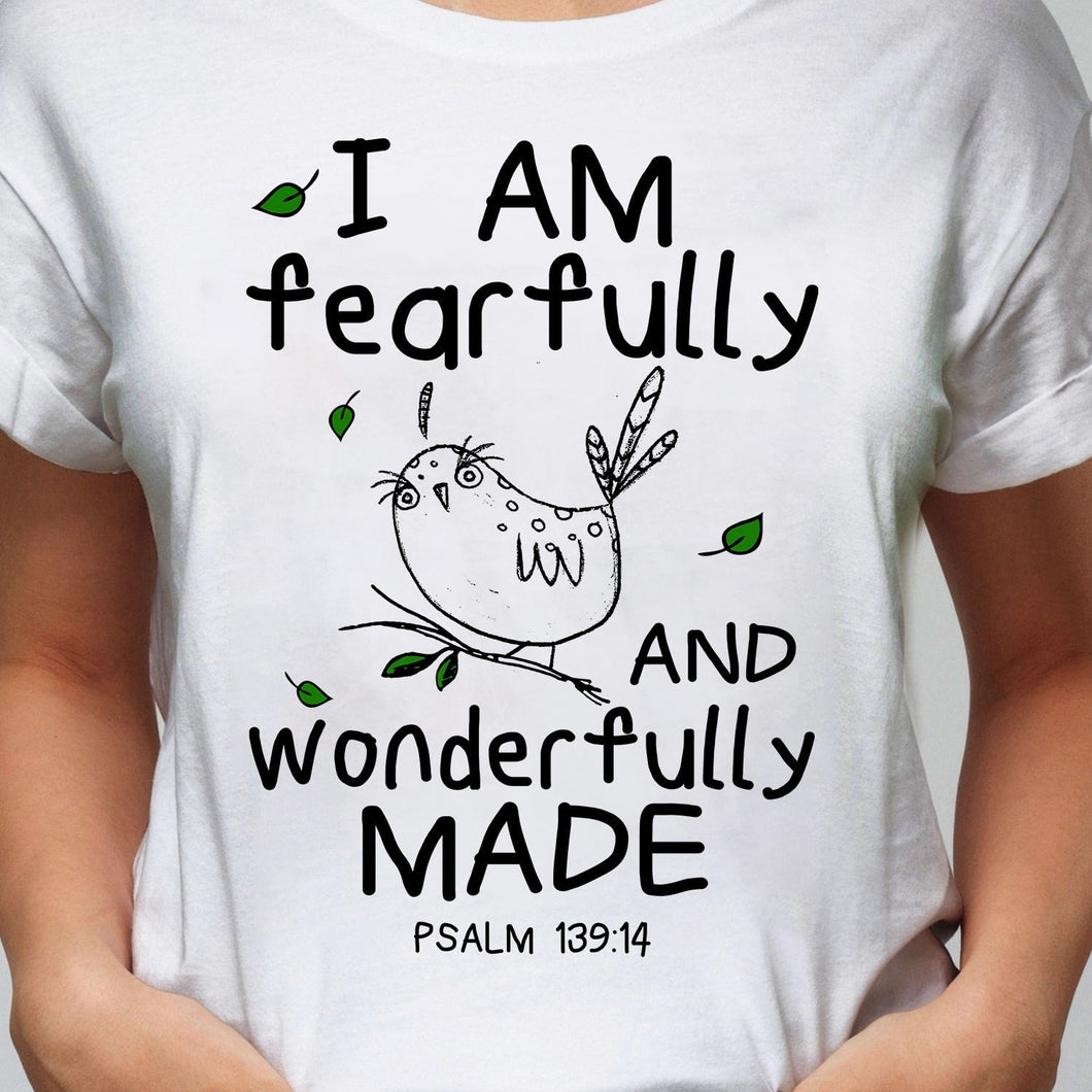 Jesus - I am fearfully and wonderfully made - Apparel