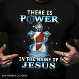 Jesus walks on water, There is power in the name of Jesus, The blue cross - Jesus Apparel