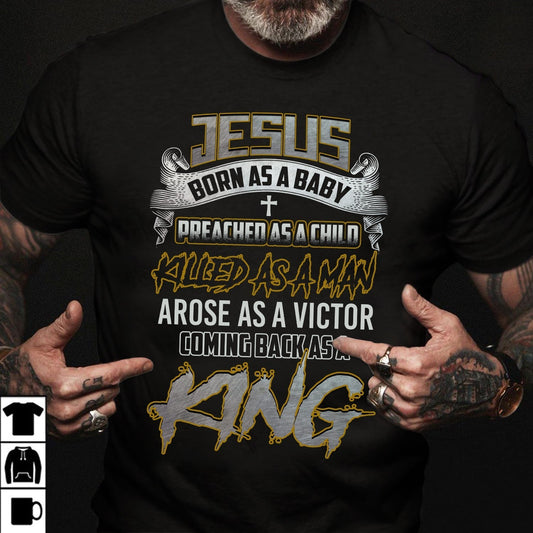 Jesus comes back as a king 2 - Jesus Apparel