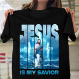 Jesus walking on water, Jesus is my savior - Jesus Apparel