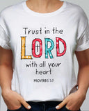 Jesus - Trust in the Lord with all your heart - Apparel