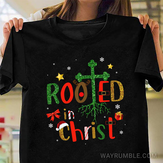 Christmas theme, Rooted in Christ - Jesus Apparel