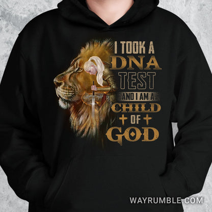 Female knight, Lion of Judah, I am a child of God - Jesus Apparel