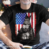 Us flag, Jesus saved us - Jesus Apparel