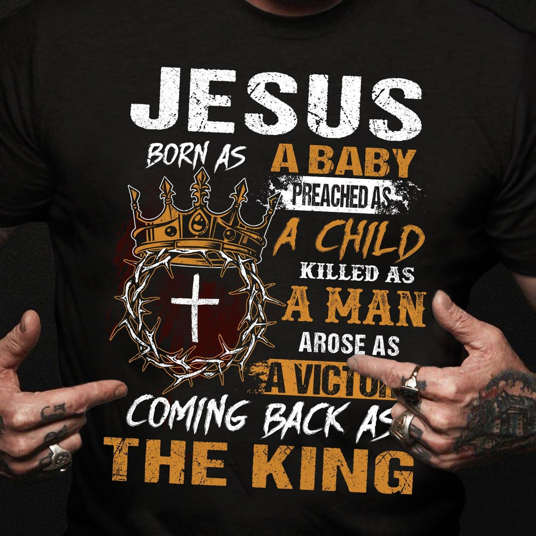 The king crown, Crown of thorn, Jesus coming back as the king - Jesus Apparel