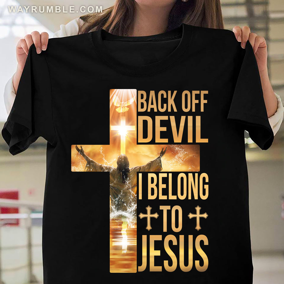 Jesus rises from under the ocean, Cross light, Back off Devil, I belong to Jesus - Jesus Apparel