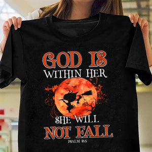 Jesus - Halloween - God is within her, She will not fall - Apparel