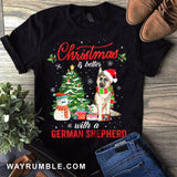 Christmas tree, Christmas is better with a German Shepherd - Jesus Apparel