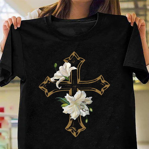 Lily and the cross - Jesus Apparel