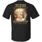 Jesus - Horse with butterfly - Jesus is the only reason I made it this far - Back-printed Apparel