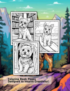 Journey of Yorkshire 30 Pages Printable Coloring Book