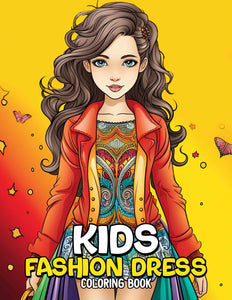 Every Fashion Kid 30 Pages Printable Coloring Book