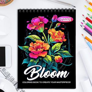 LBKHOUSE Bloom Coloring Book for Adult