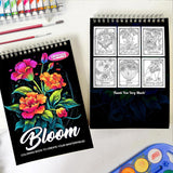 LBKHOUSE Bloom Spiral Coloring Book for Adult