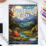 LBKHOUSE Camping View Coloring Book for Adult