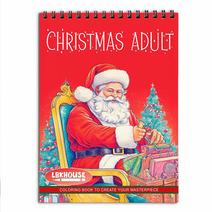 LBKHOUSE Christmas Adult Coloring Book for Adult