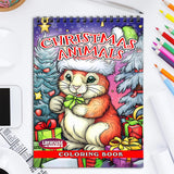 LBKHOUSE Christmas Animals Coloring Book for Adult