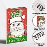 LBKHOUSE Christmas Cat Coloring Pages for Adult