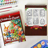 LBKHOUSE Christmas Charm Spiral Coloring Book for Adult