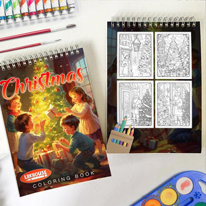 LBKHOUSE Christmas Spiral Coloring Book for Adult