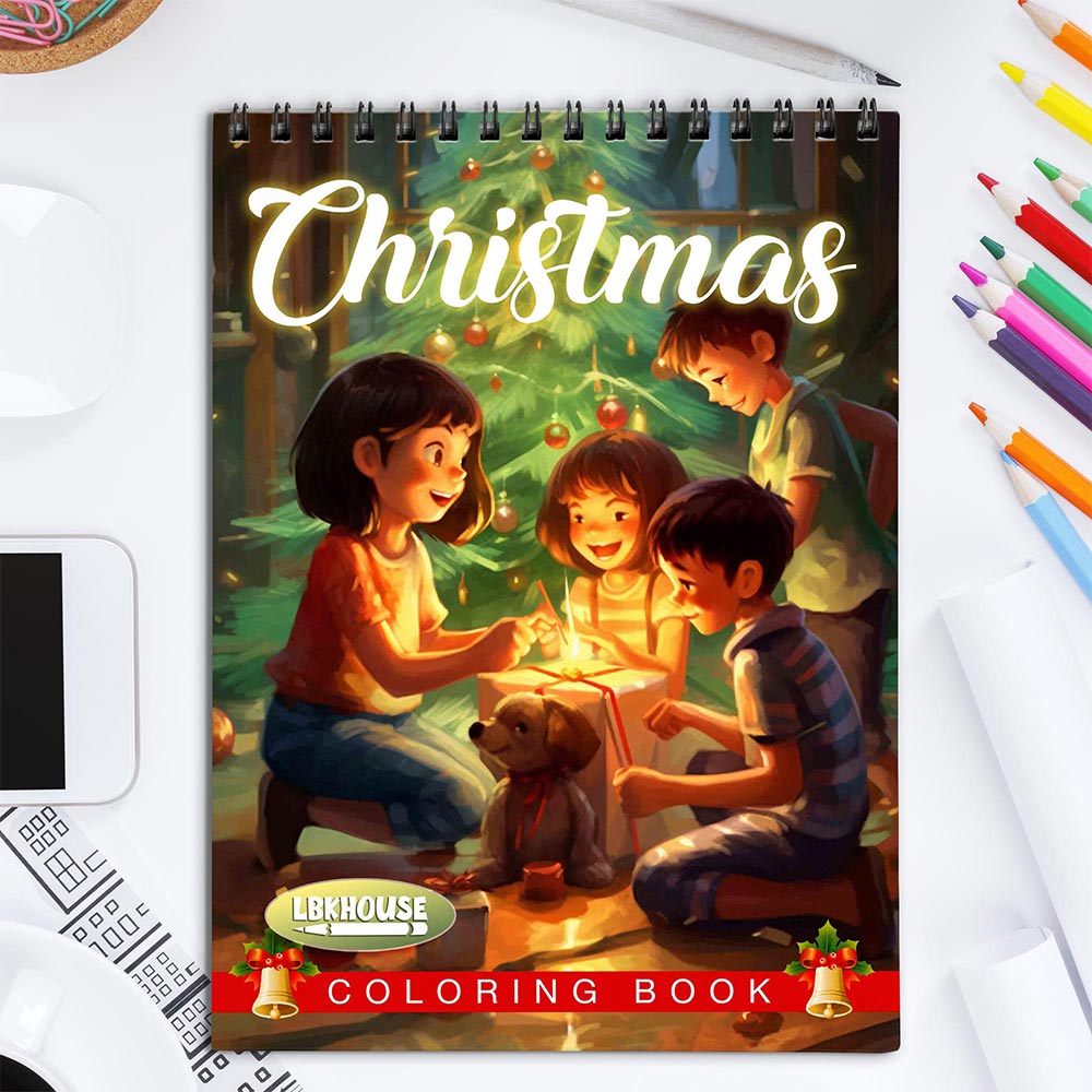 LBKHOUSE Christmas Coloring Book for Adult