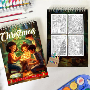 LBKHOUSE Christmas Spiral Coloring Book for Adult