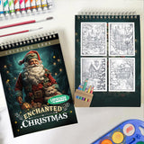 LBKHOUSE Christmas Enchanted Spiral Coloring Book for Adult