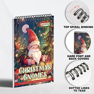 LBKHOUSE Christmas Gnomes Coloring Pages for Adult