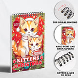 LBKHOUSE Christmas Kittens Coloring Pages for Adult