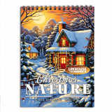 LBKHOUSE Christmas Nature Coloring Book for Adult