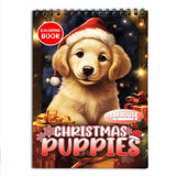 LBKHOUSE Christmas Puppies Coloring Book for Adult