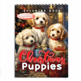 LBKHOUSE Christmas Puppies Coloring Book for Adult