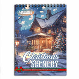 LBKHOUSE Christmas Scenery Coloring Book for Adult