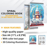 LBKHOUSE Christmas Snow Globes Coloring Sheets for Adult