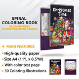 LBKHOUSE Christmas Time Coloring Sheets for Adults